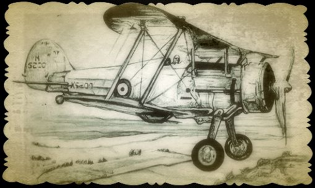 Airplane drawing