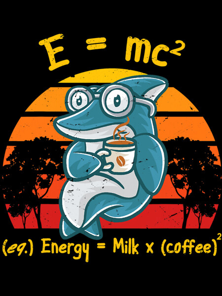 Coffee Math Formula Teacher Coffee Mug Shark by MoonM2
