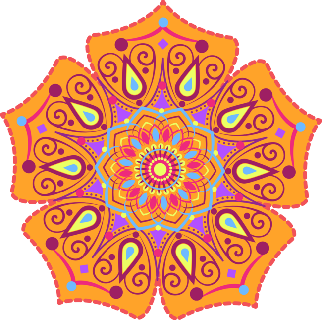 Mandala Flower by VanyNany