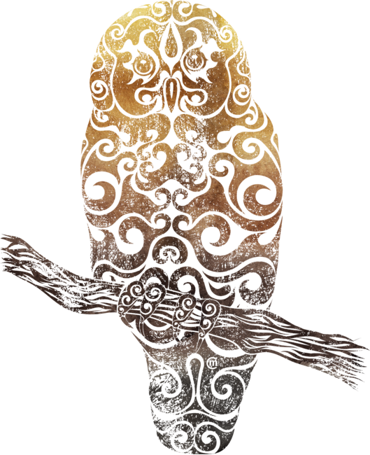 Swirly Owl (color)