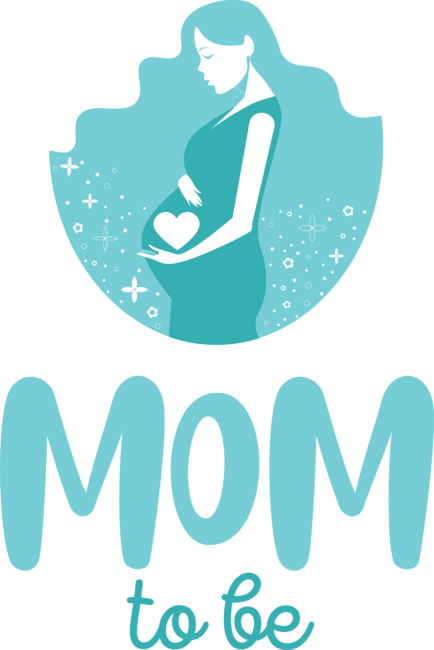 Mom to be - lovely pregnancy illustration