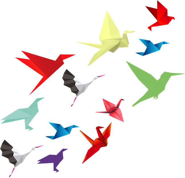 Origami Paper Cranes by TBBL18072016