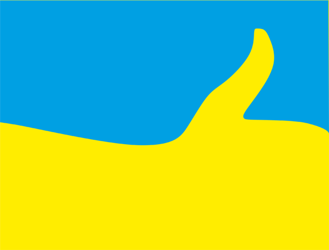 Super Ukraine blue yellow Ukrainian flag