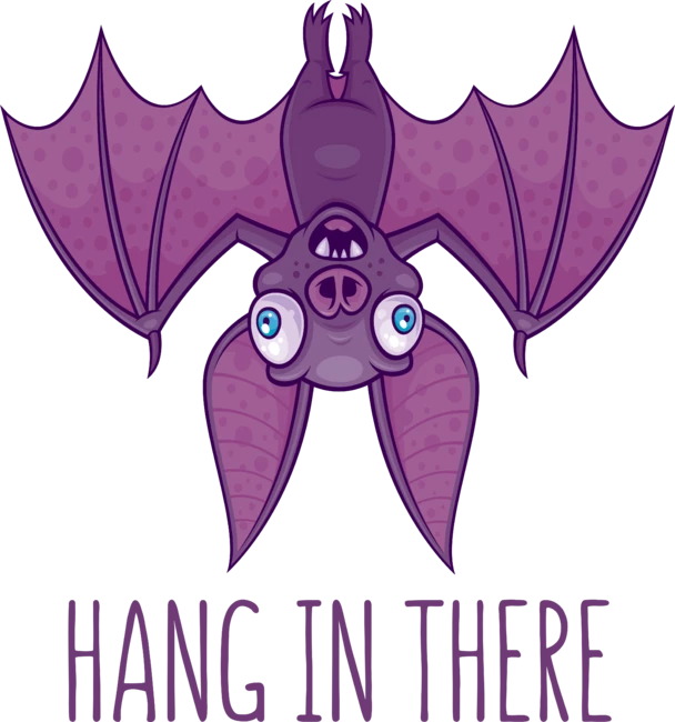 Hang In There Wacky Vampire Bat by fizzgig
