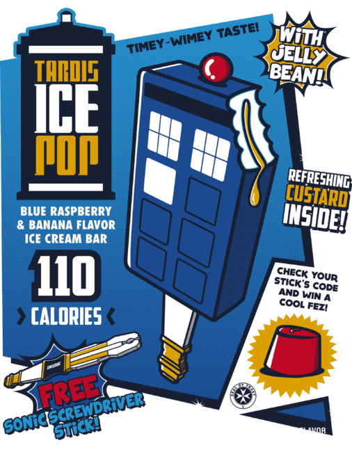 Tardis Ice Pop