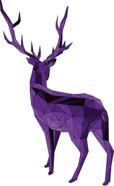 polygonal deer by Vladajust