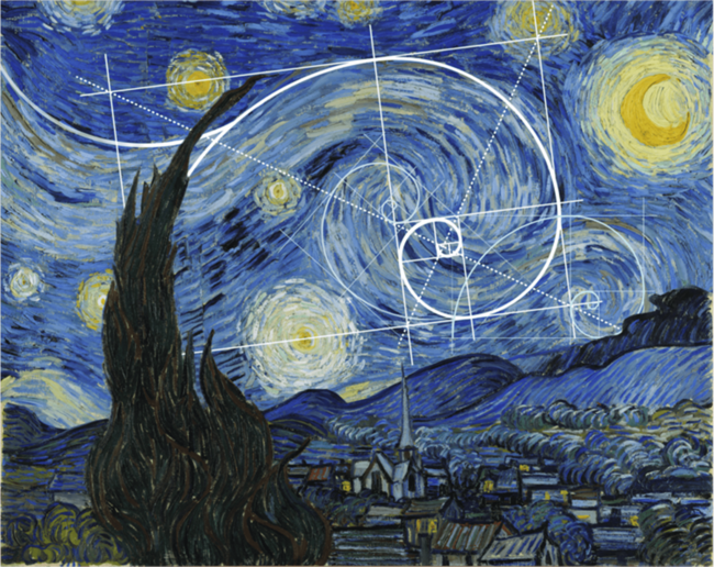 Art Meets Math, Van Gogh Meets Fibonacci by bournes