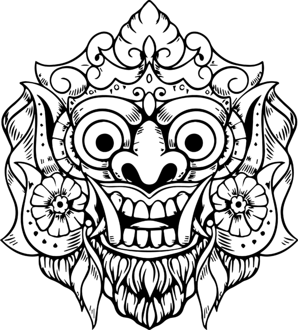 Barong Demon Mask Bali