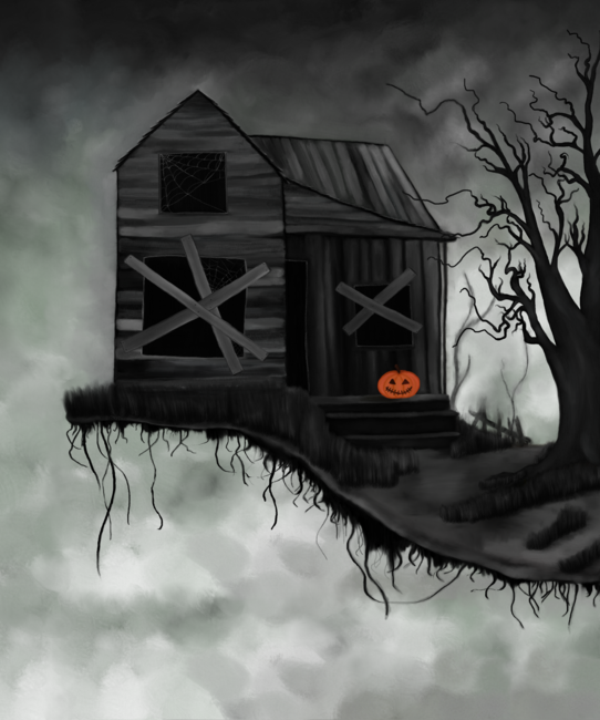 Haunted House and Jolly Pumpkin