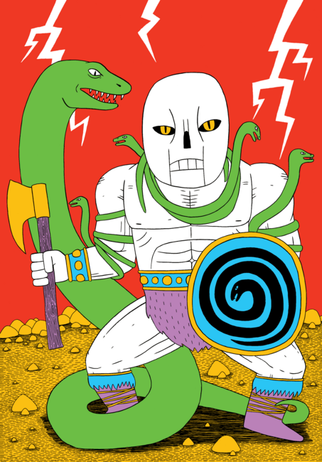SKULL WARRIOR by Jackteagle