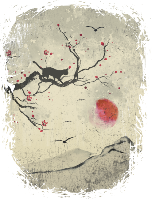 Sakura Cat by Bongonation