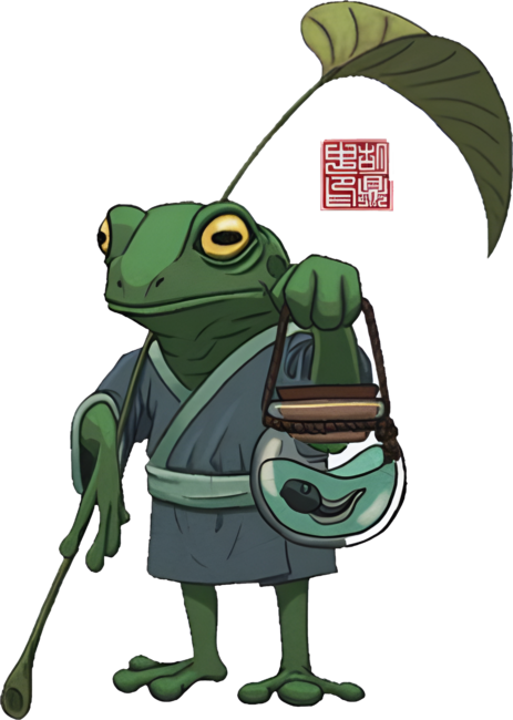 Anime Frog and His Son Anime by bauman