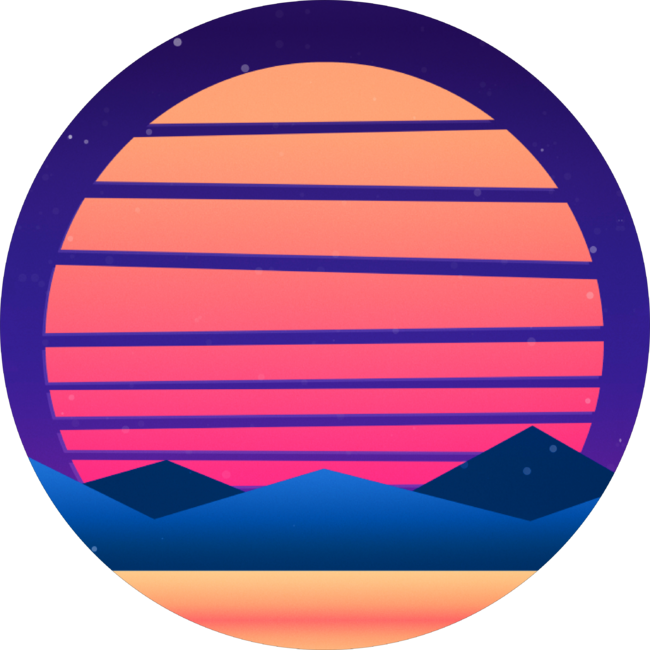Synthwave Space: Sunset