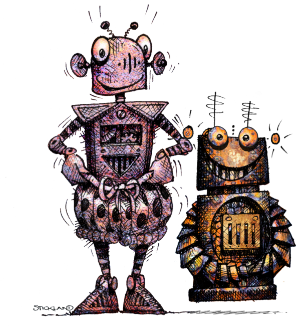 Two Funny Robots