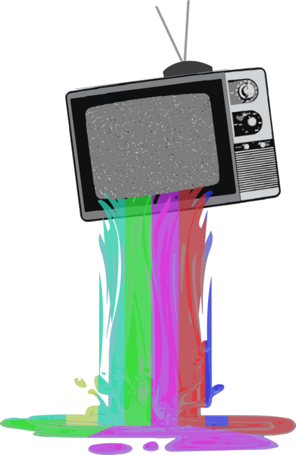 Color Dripping Television by savesarah