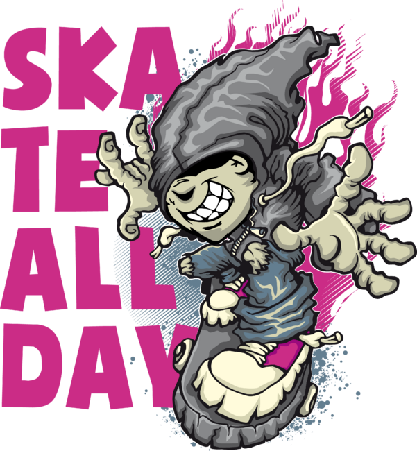 Skateboarding All-day