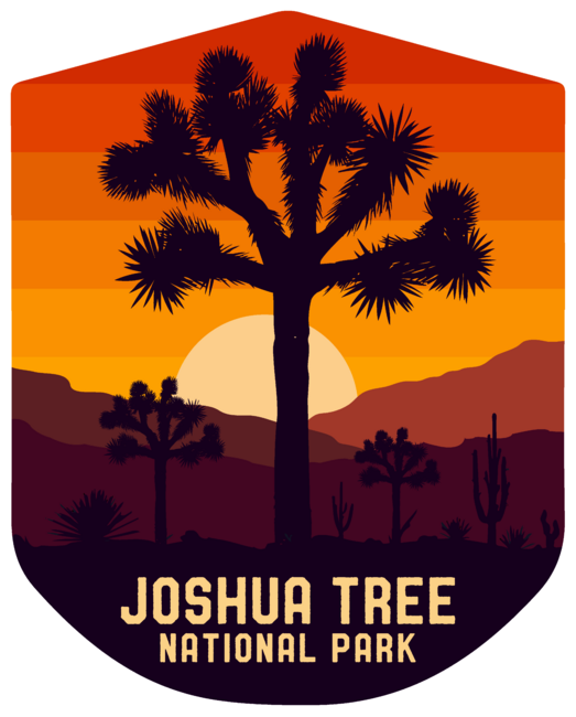 Retro Joshua Tree National Parks California Los Angeles Vintage