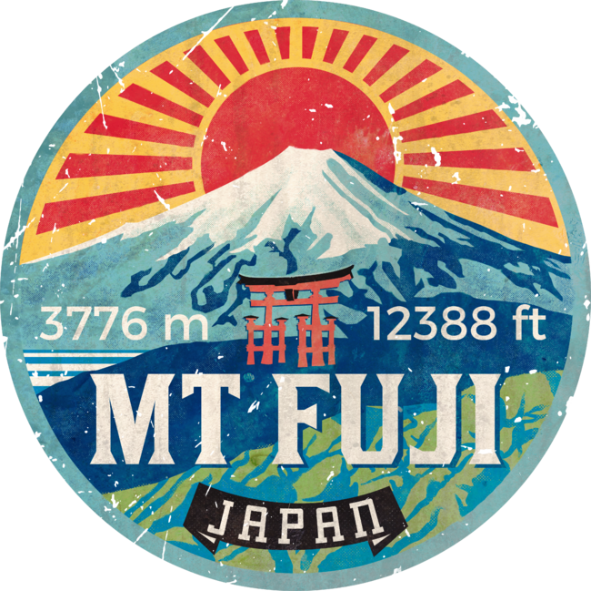 MT Fuji Vintage Emblem