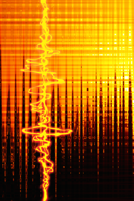 Sound wave Orange