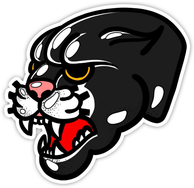 Panther Sticker by BubbleShop