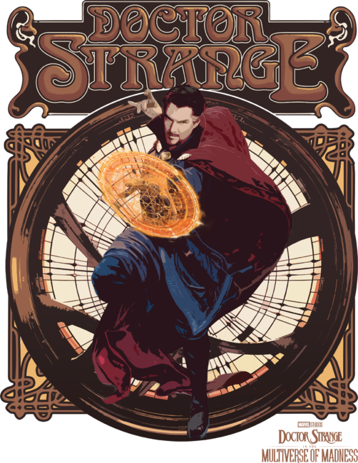 Dr. Strange Retro Hero Shot  by Marvel