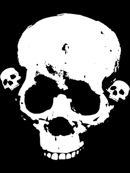 Halloween skull face
