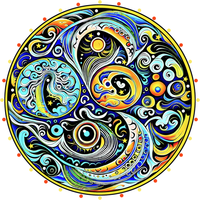 Indigenous Yin Yang by artizan16
