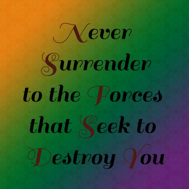 Never Surrender/Inspirational # 1