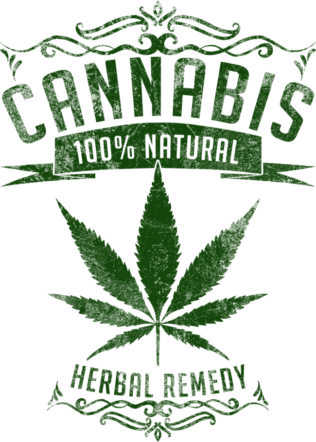 Cannabis / 100% Natural Herbal Remedy by InspiredImages