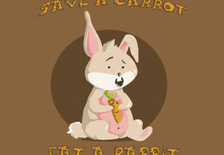 save a carott, eat a rabbit by Donniiie