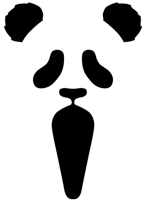 Panda Scream Ghostface
