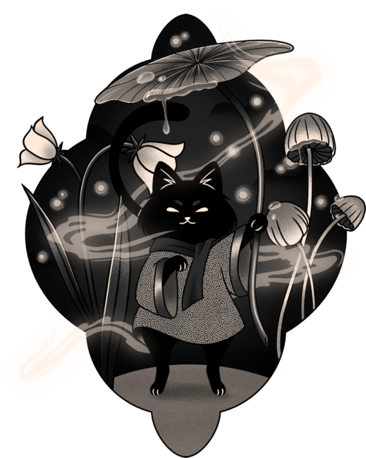Moon Cat Witch