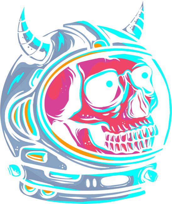Skull astronaut