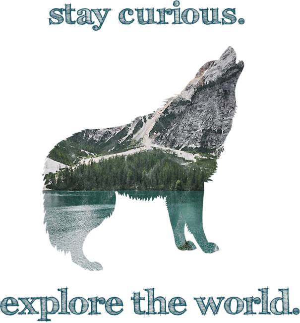 Explore World Wolf Animal Wanderlust Travel Nature