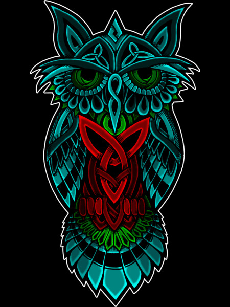Owl Celtic Knot