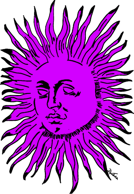 Purple sun