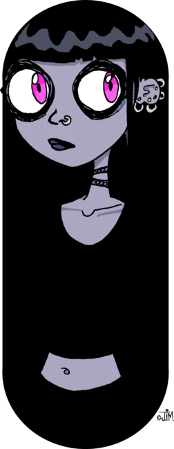 Mysterious Goth Girl