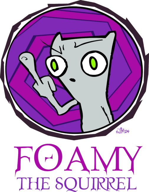 Middle Finger Classic Foamy The Squirrel