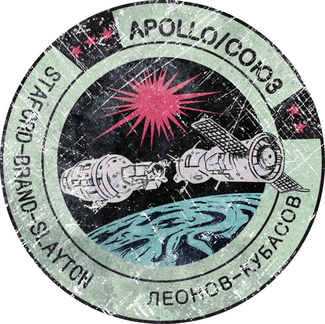 Apollo Soyuz Vintage Emblem V02