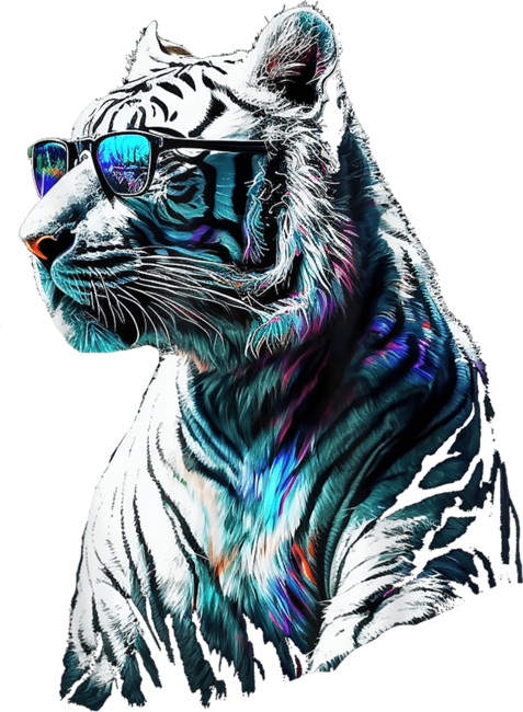 White Tiger Sunglasses by PazPatterer