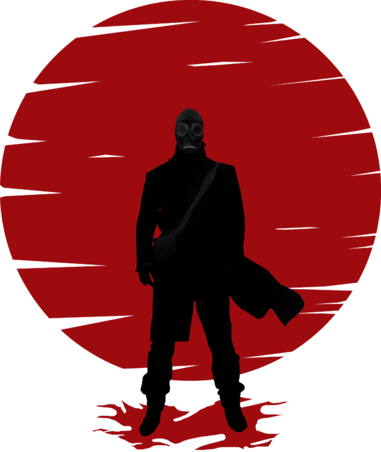 Post apocalyptic masked vigilante