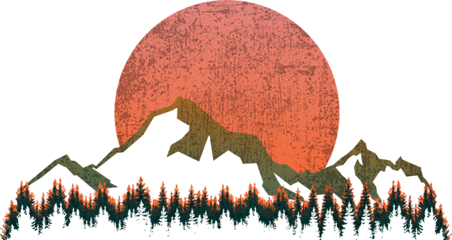 mountain and sunset