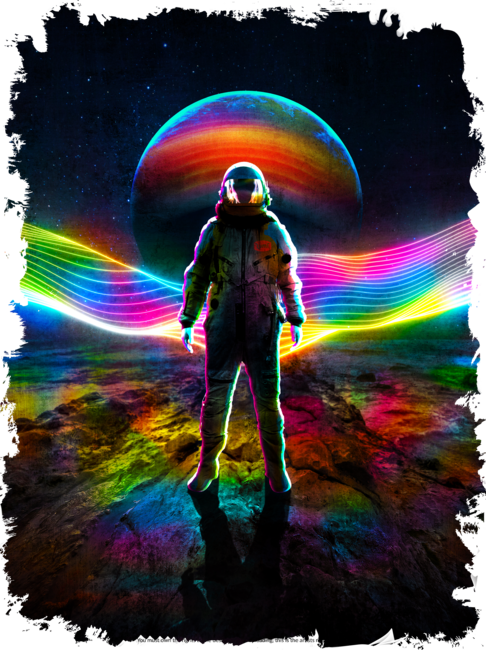 Rainbow Astronaut by ThinkLumi