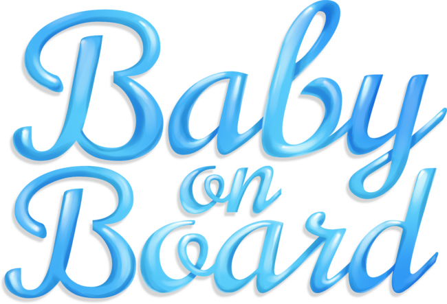 Baby on Board - Blue