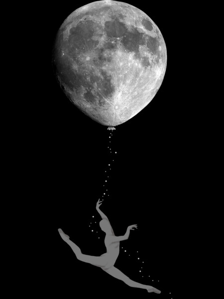 The moon balloon and the ballerina