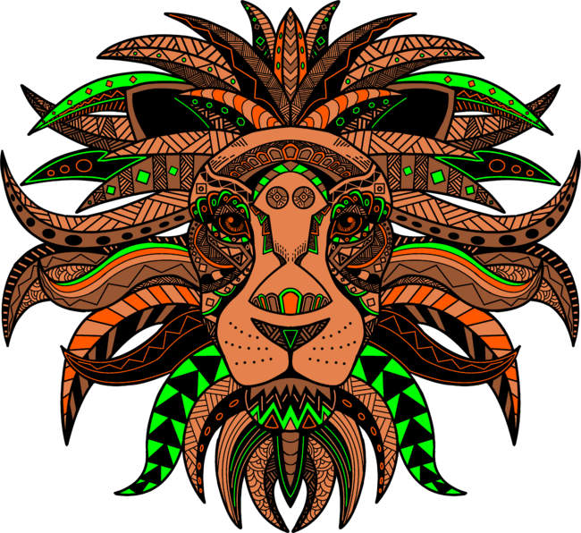 Lion Ornate by polkam46