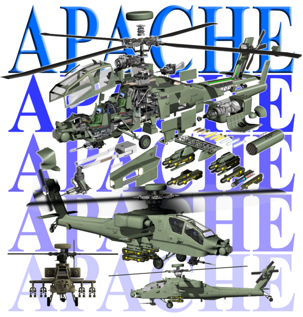 Apache helicopter