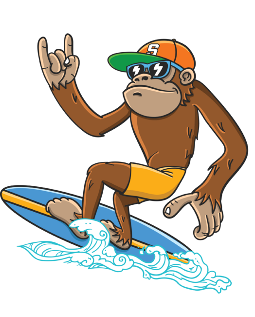 Monkey Surfing