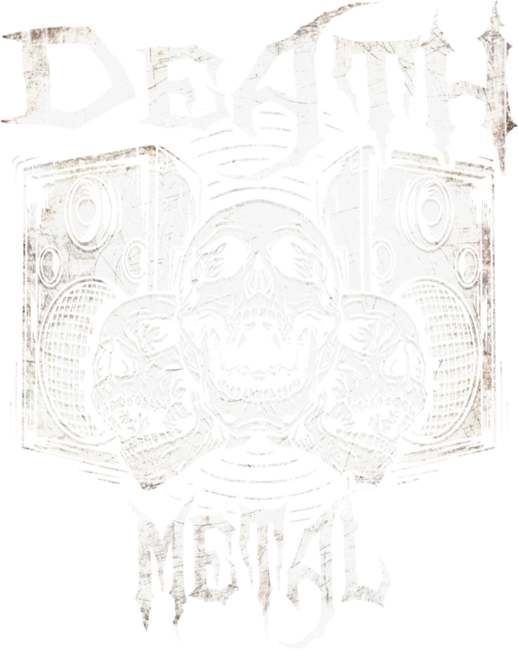 Death Heavy Metal Music Rock and Roll Skulls