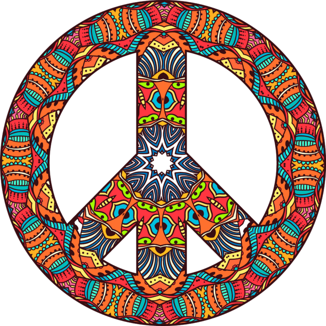 Psychedelic Peace Sign